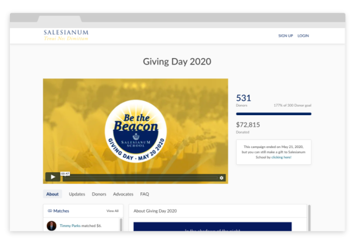 Salesianum Giving Day 2020