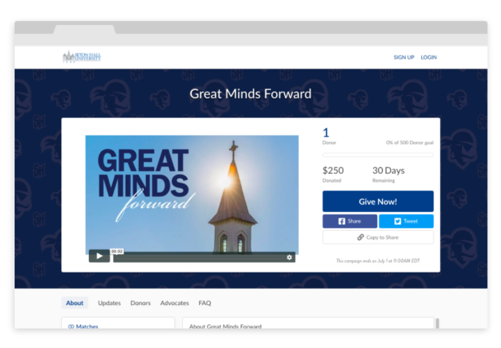 Great Minds Forward campaign