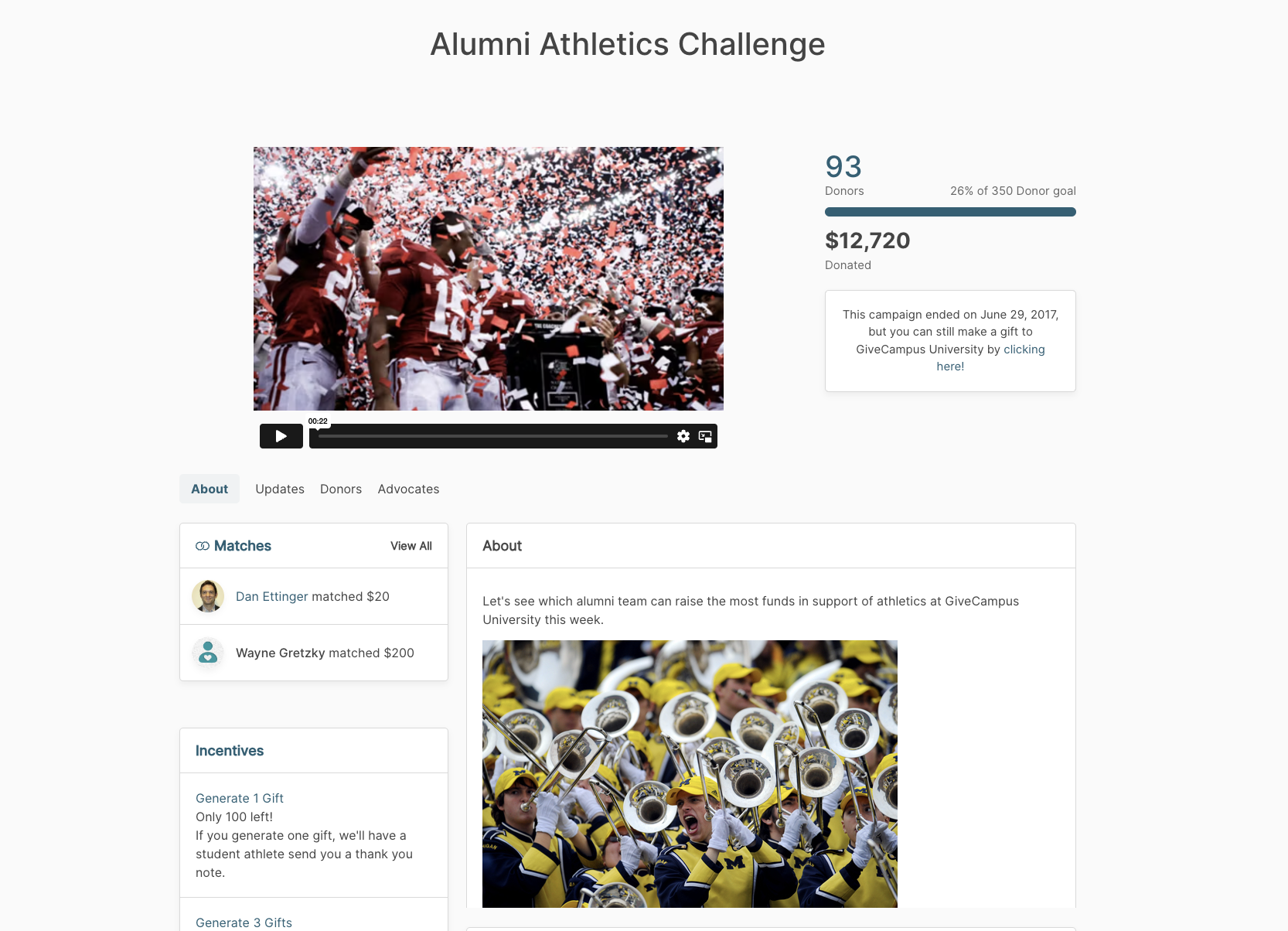 GCU - Alumni Athletics Challenge