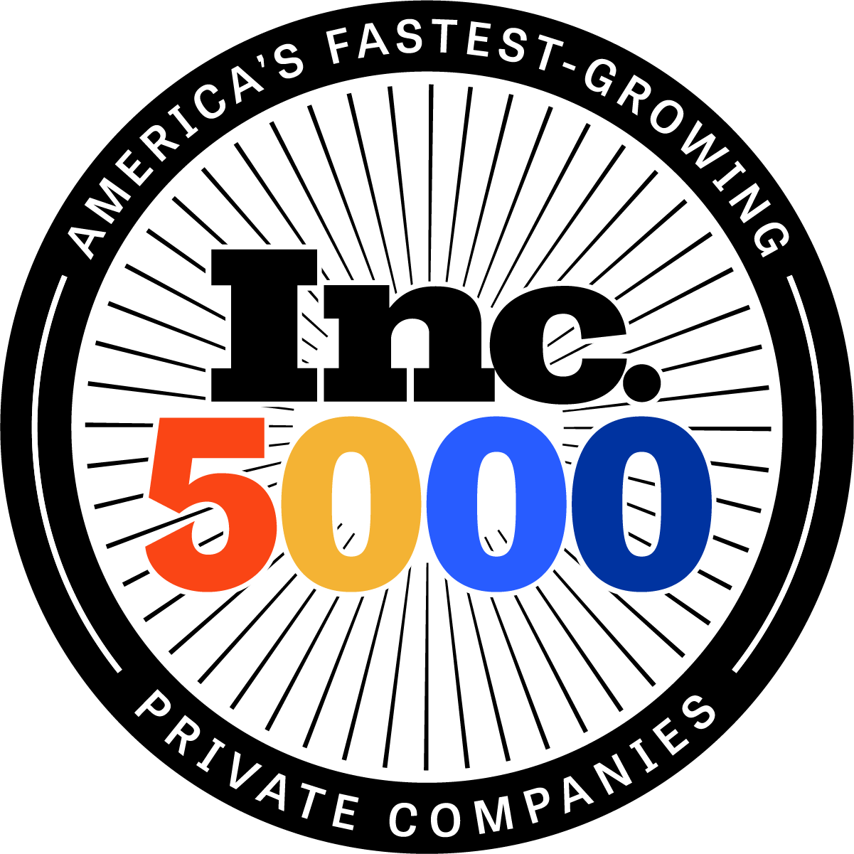 Inc 5000 Medallion logo.