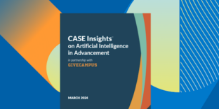 CASE Insight on AI in Advancement Report