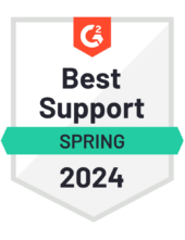 G2 Badge Best Support Spring 2024