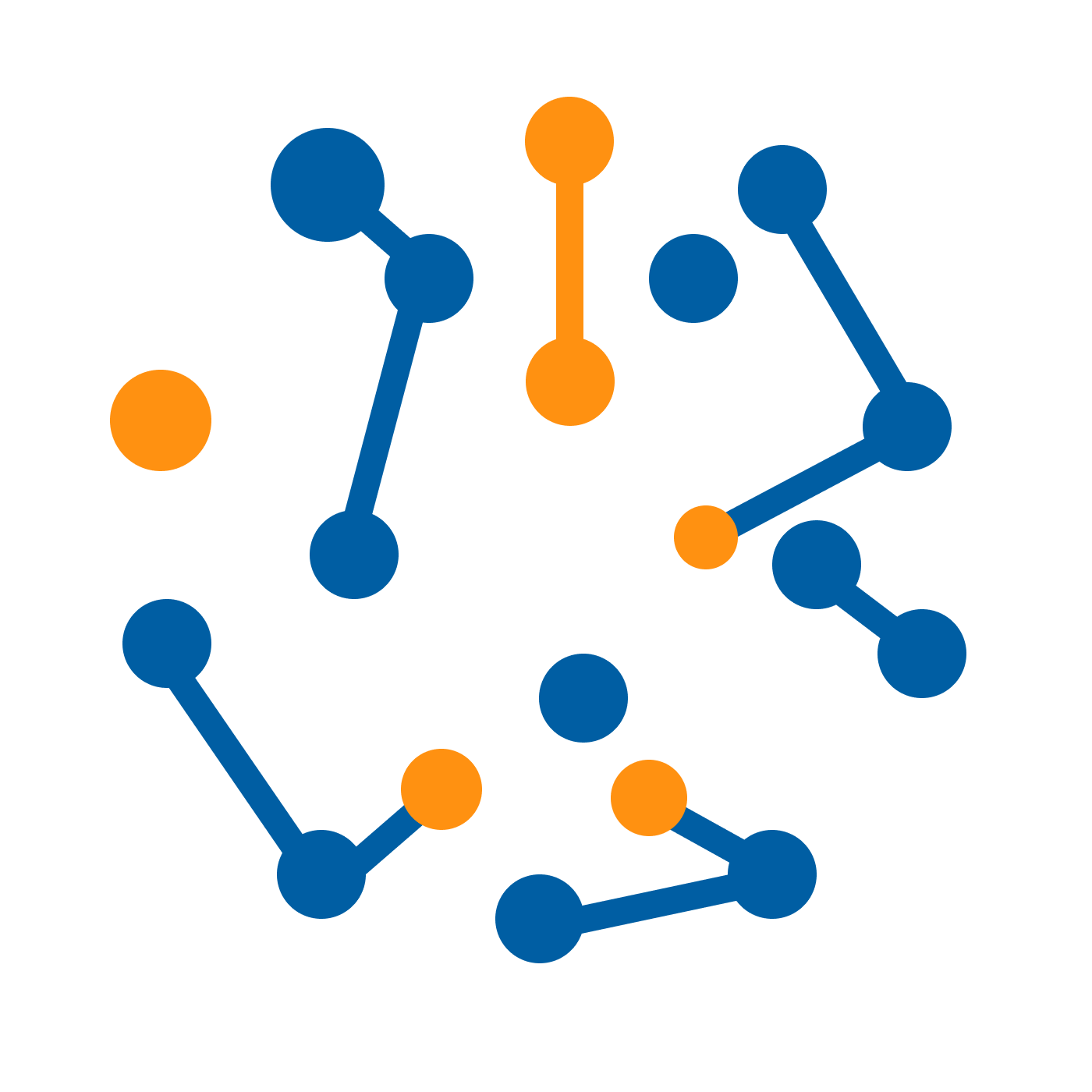 Abstract illustrations representing siloed point solutions.