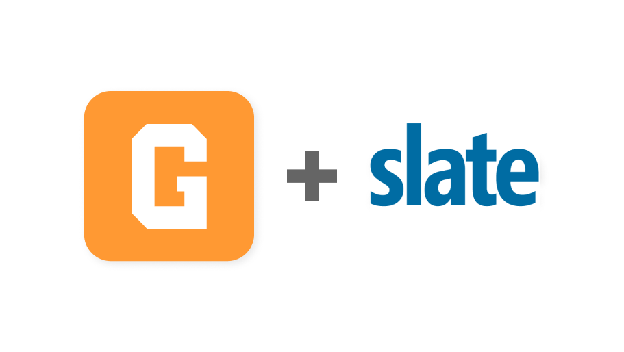 GiveCampus and Slate logos.