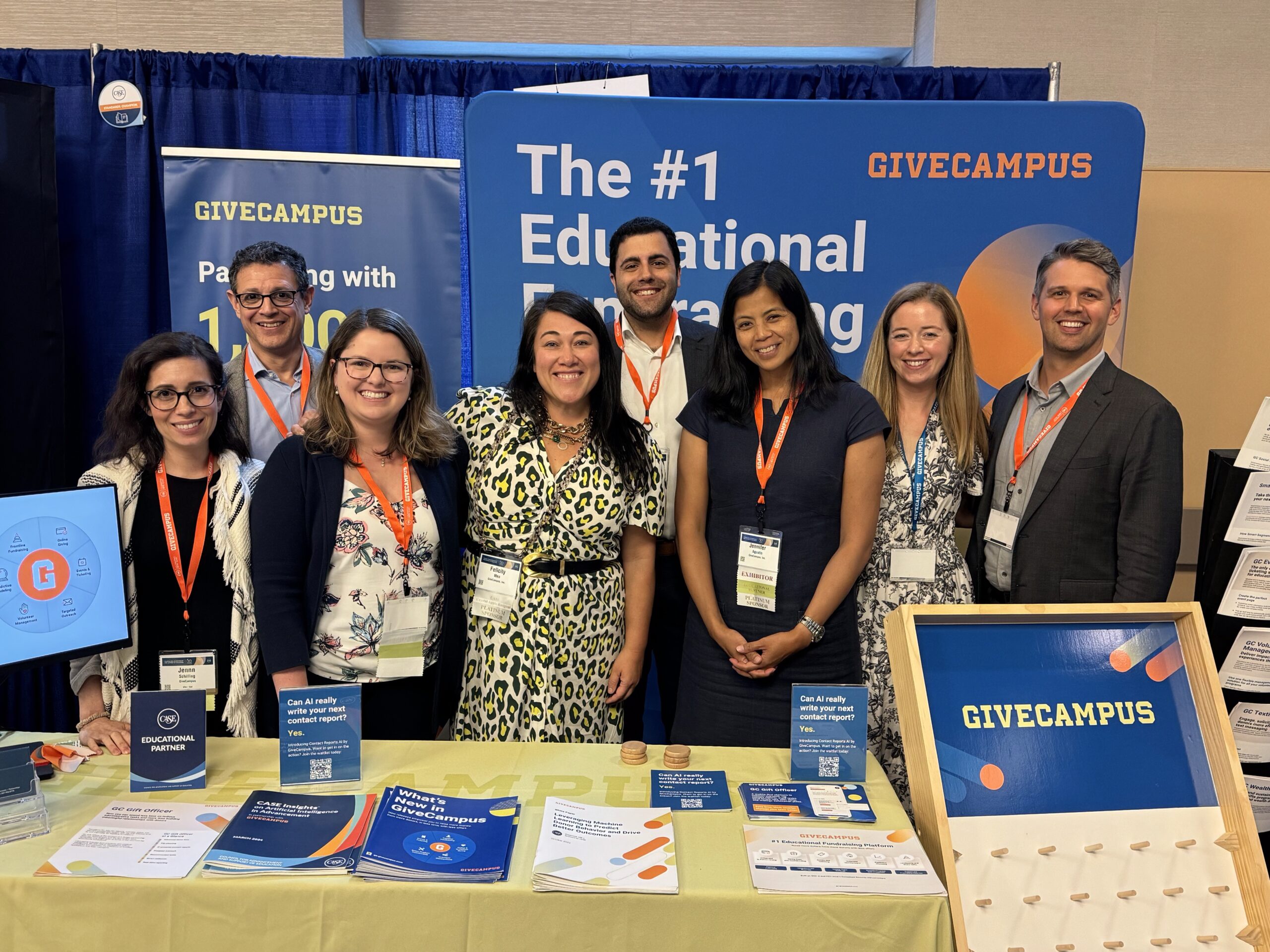 GiveCampus leadership team at 2024 CASE Summit Conference.