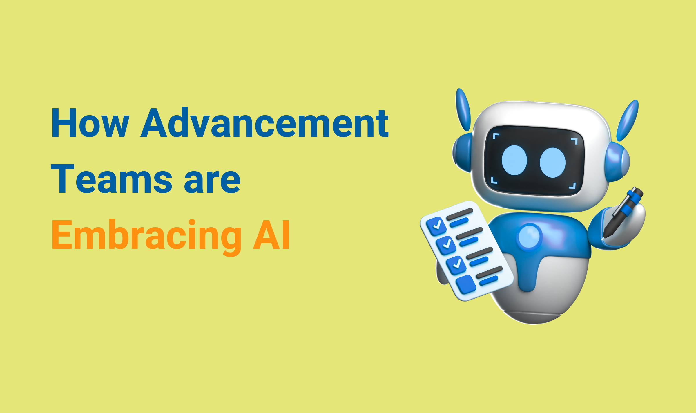 How advancement teams are embracing ai